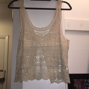 Urban Outfitters Kimchi Blue lace tank