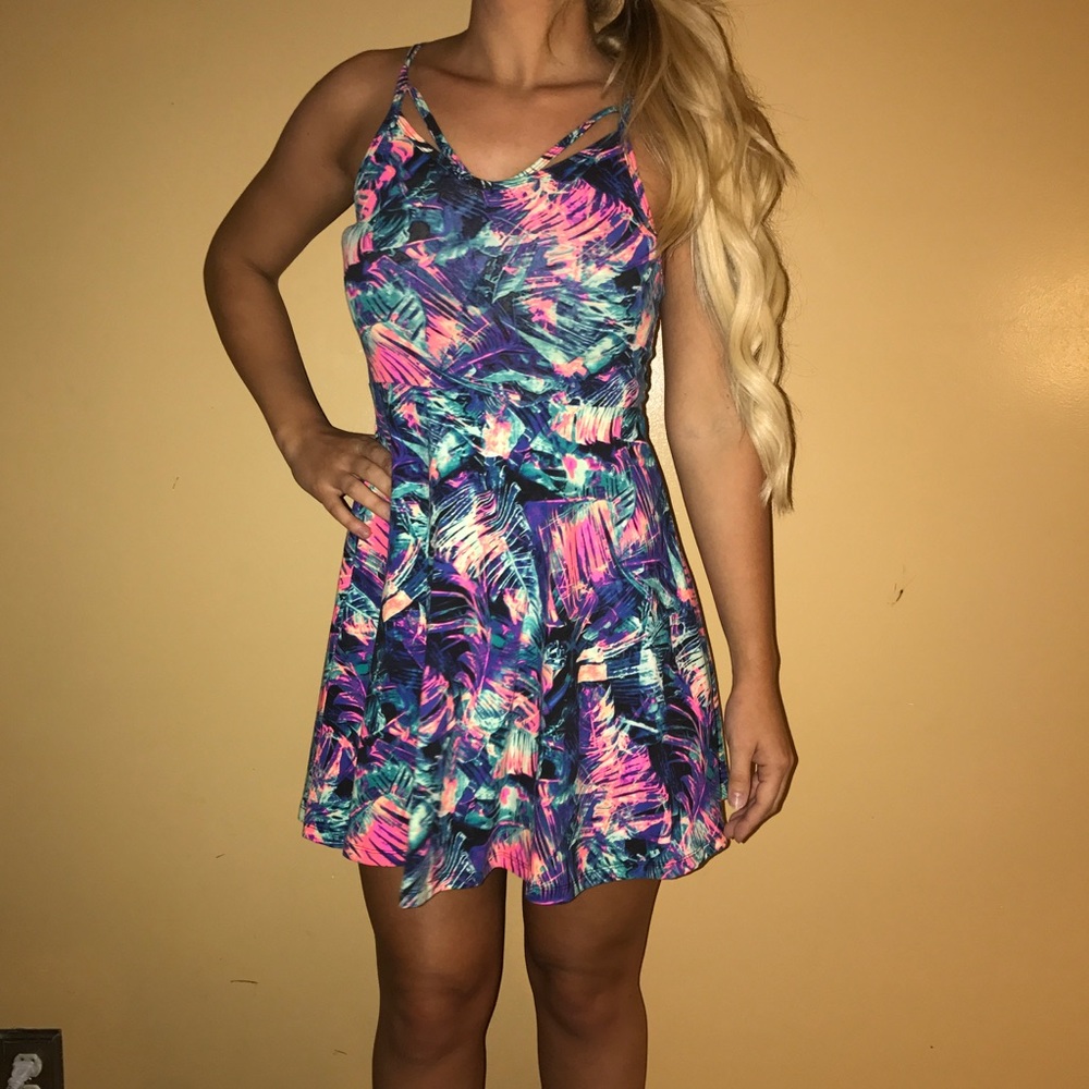 PINK Floral Dress