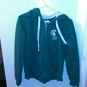 Es college classic Spartan zip up hoodie