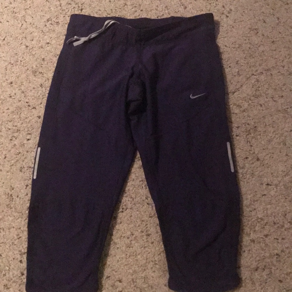 Nike Drawstring Capri Pants - Blue - XS - NEW