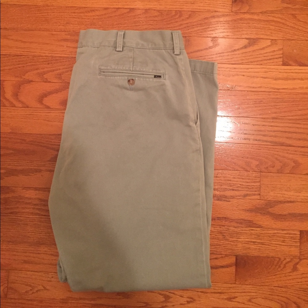 Light green classic fit Polo Chinos