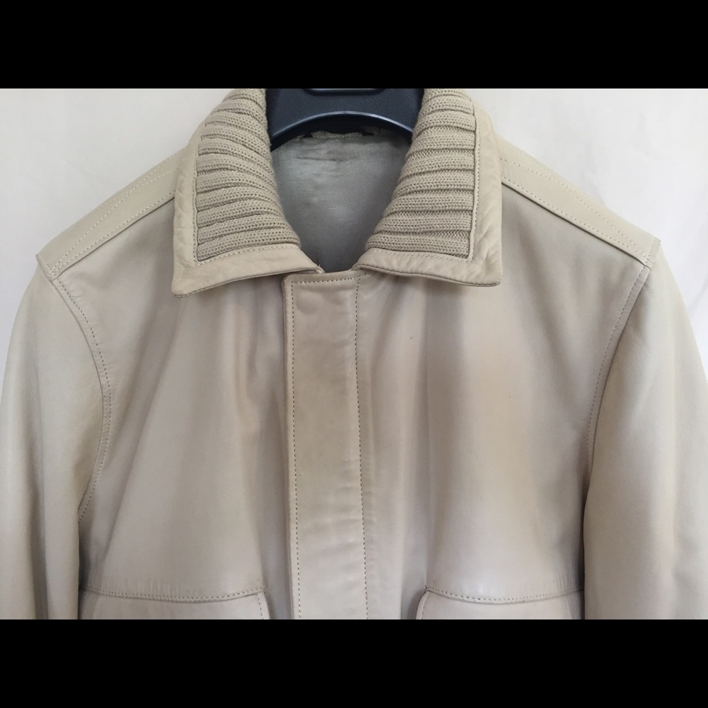 D. Alessandrini vintage soft leather bomber, 38/48