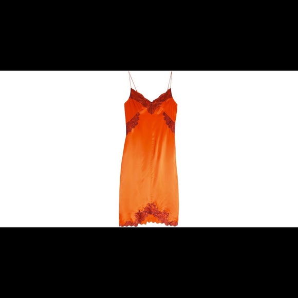 ❌SOLD❌ Rag & Bone Izabella Silk Dress Orange 2 - Picture 4 of 5