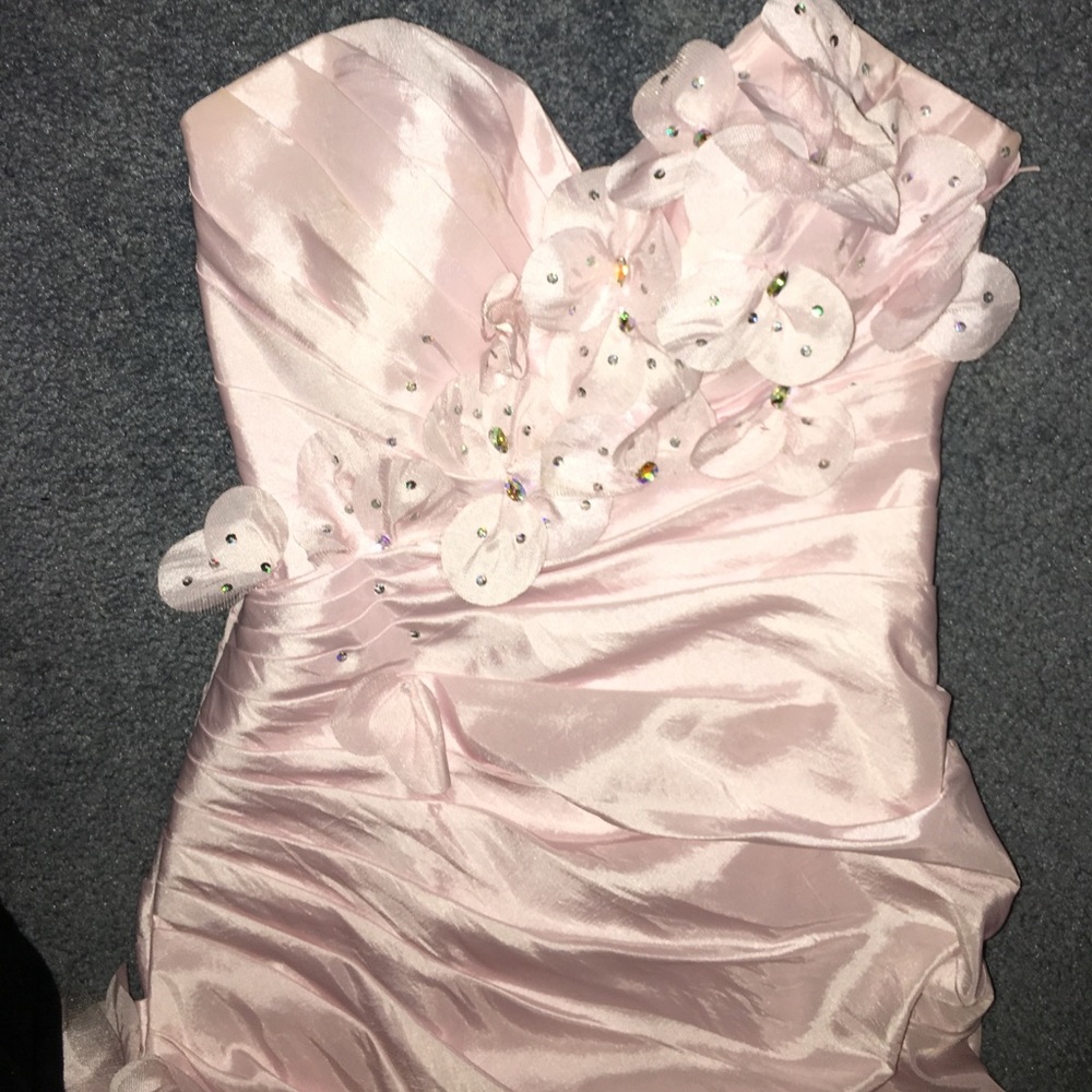 Powder/princess pink mermaid dress