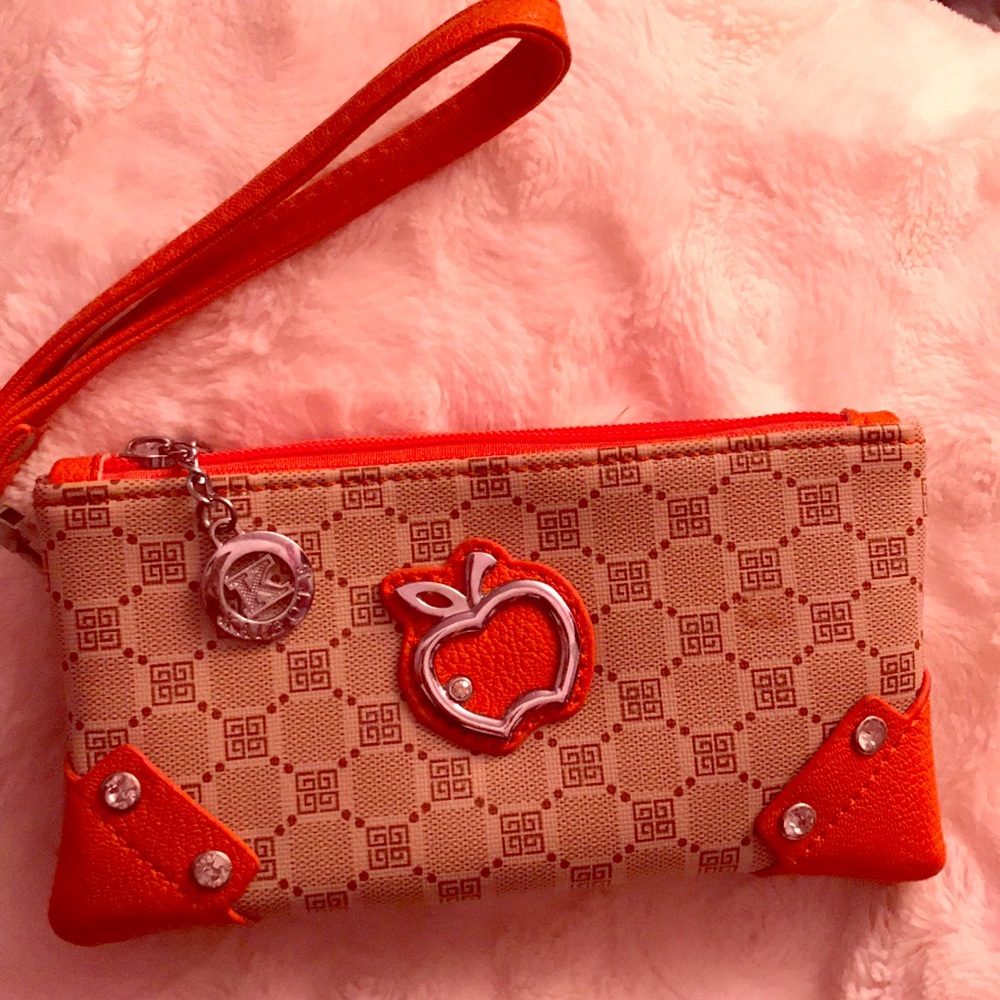 Apple Bottom Wristlet
