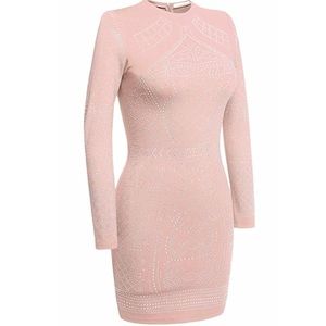 Pink bodycon dress