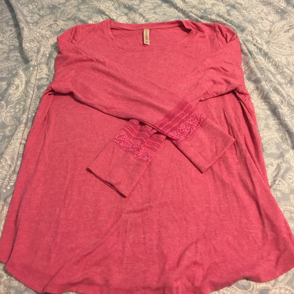 Cacique by Lane Bryant Pink shirt