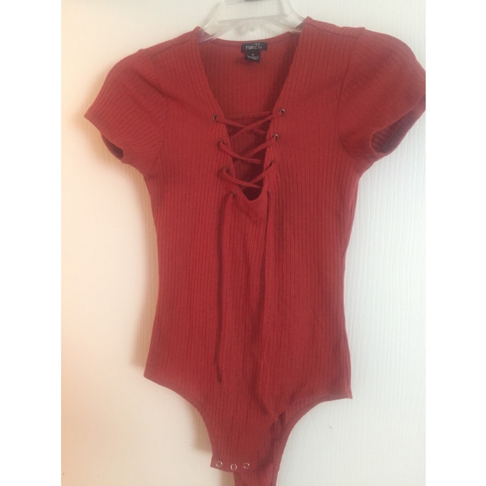 Leotard- like Rue 21 t-shirt.