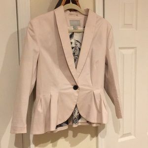 VERY LIGHT PINK H&M BLAZER
