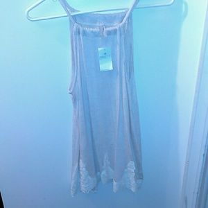 Vanity cream lace top
