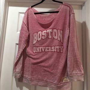 Off the shoulder sweatshirt