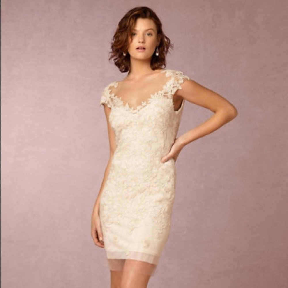 White lace dress