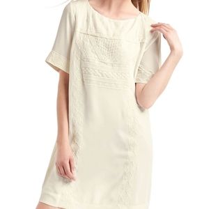 GAP Flowy Embroidered Shift Dress