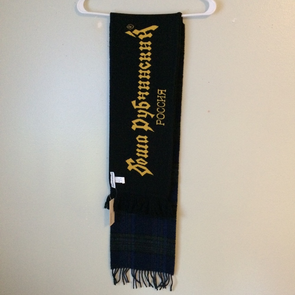 Gosha Rubchinskiy Mix Check Football scarf
