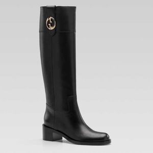 Gucci "BARBARA" Leather Boots