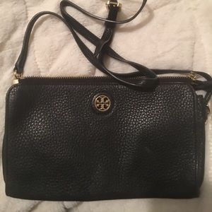 Tory Burch robinson leather wallet / crossbody bag