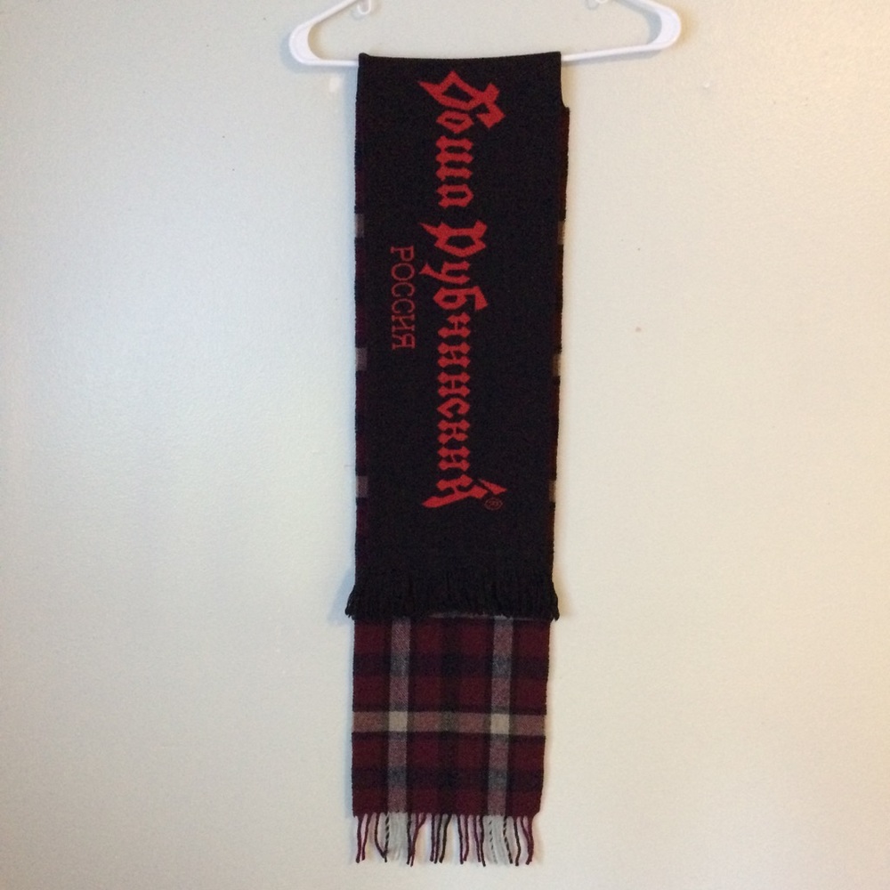 Gosha Rubchinskiy Mix Check Football scarf
