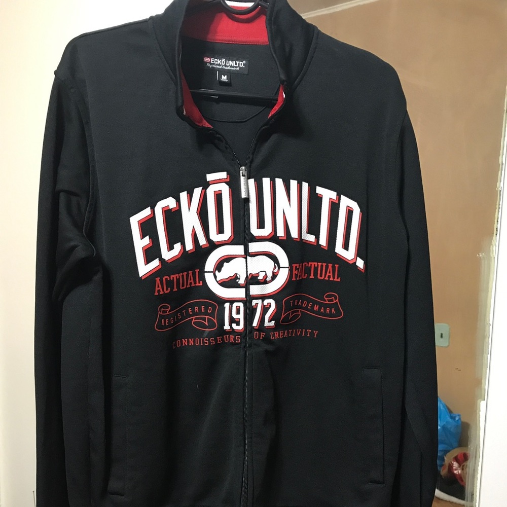 Ecko Unlimited zip up light sweater