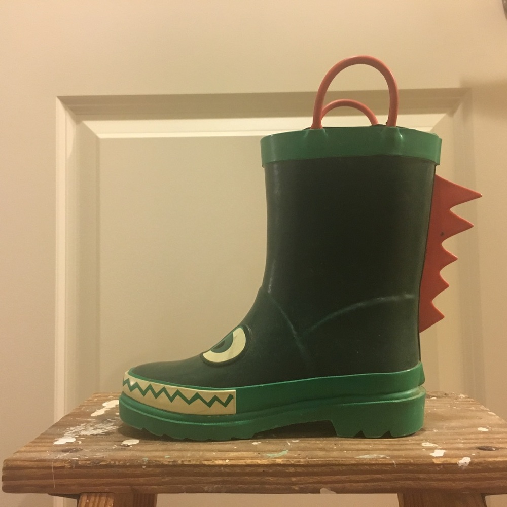 Kids Dino Rain Boots