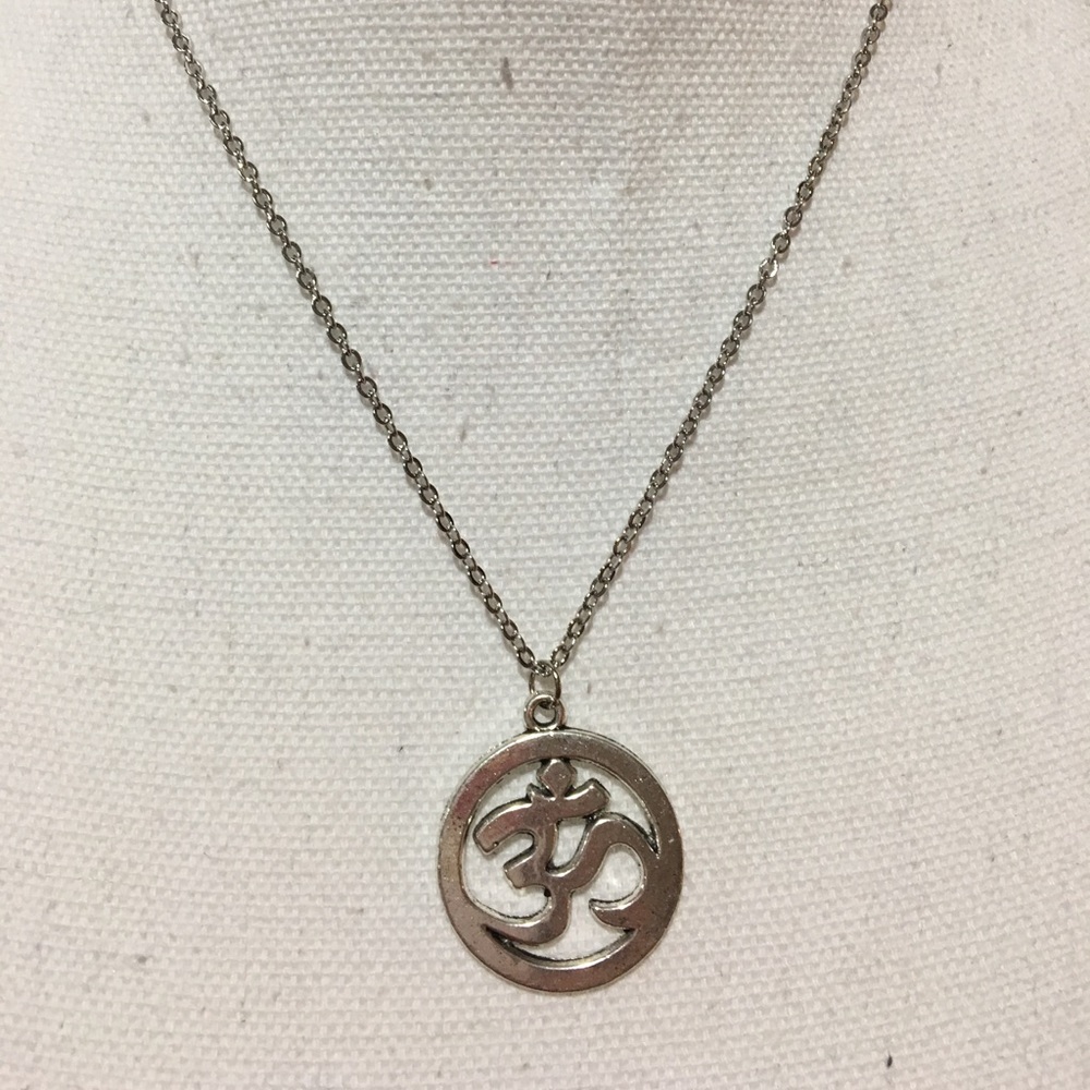 silver Ohm necklace 🕉
