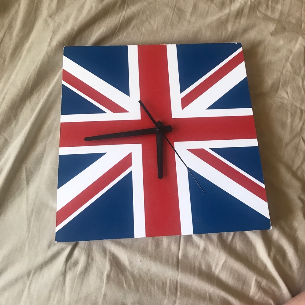 British Flag Clock
