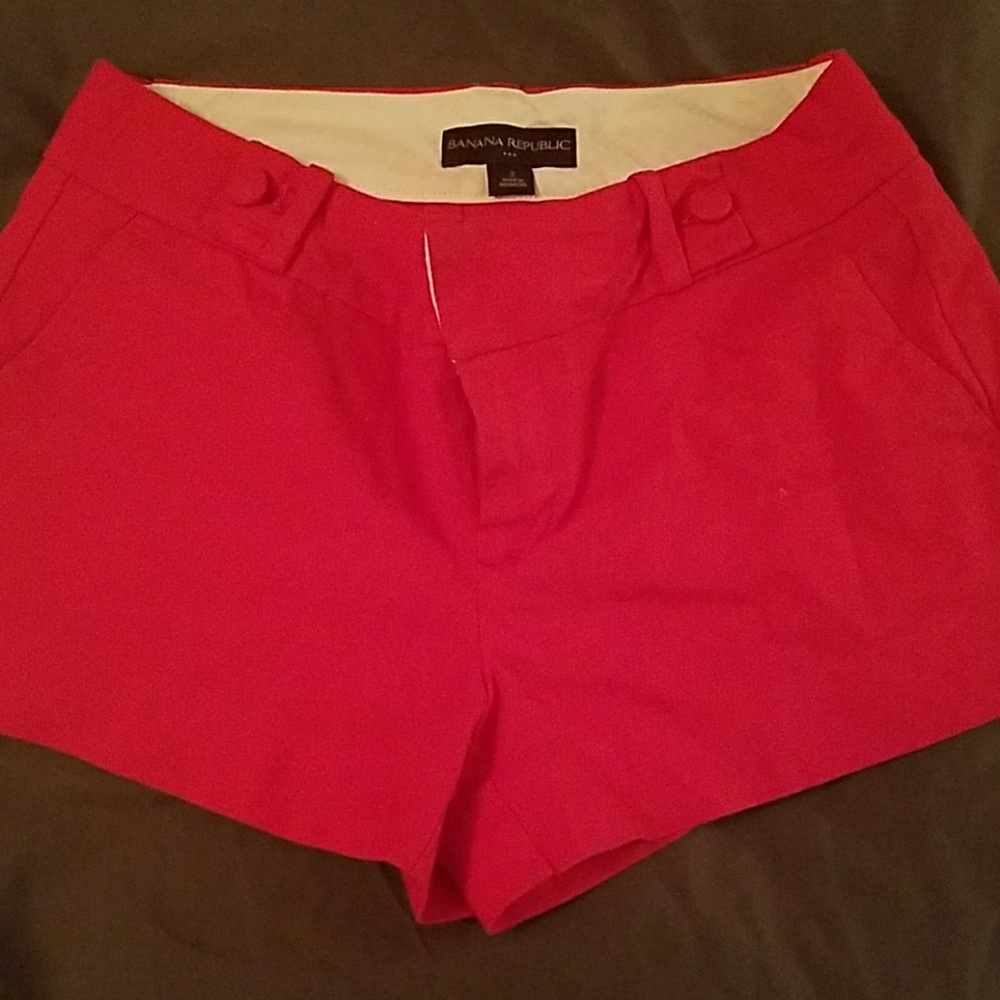 Red Banana republic shorts- small EUC