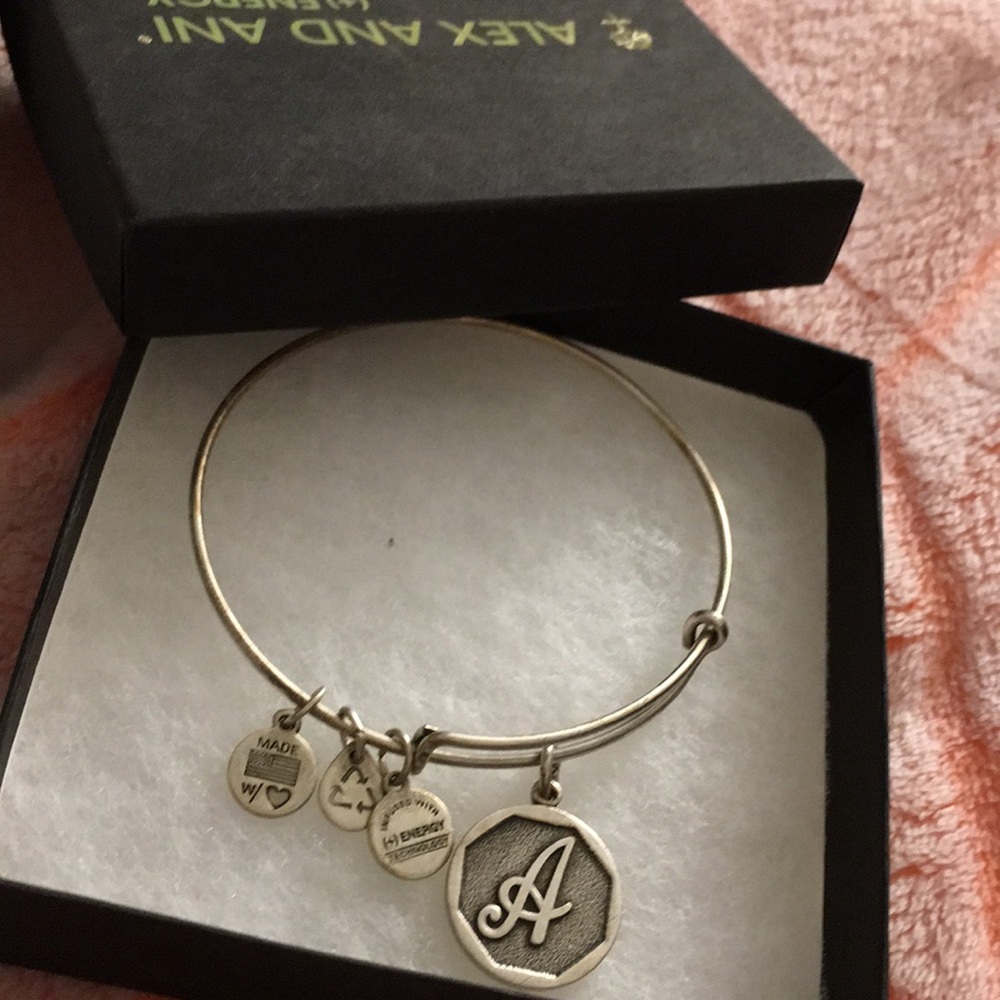 alex and ani bracelet in silver