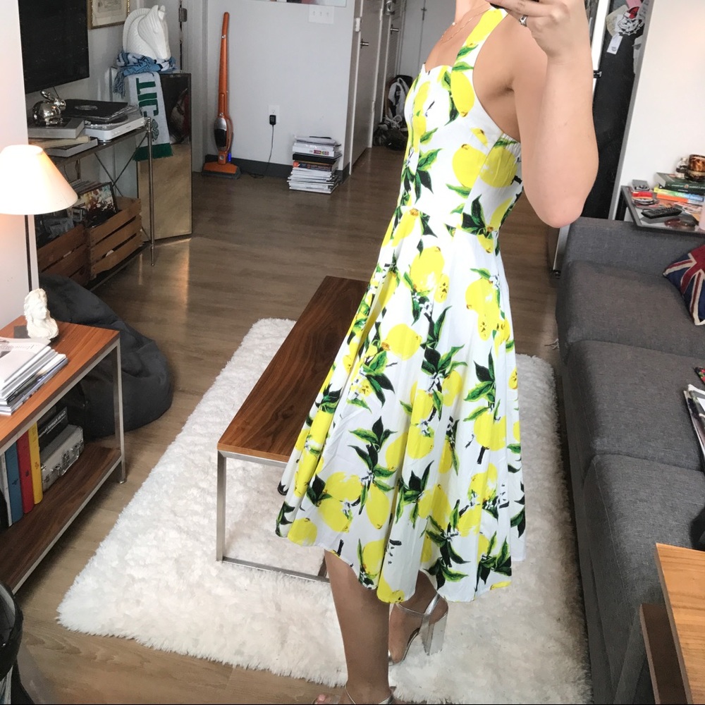Designer Lemon 🍋 Pinup Dress - Picture 3 of 3