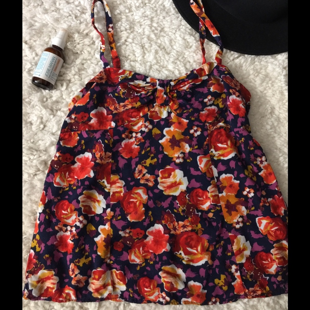 Floral tank top