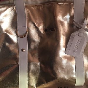 Versace parfum gold/white large duffle