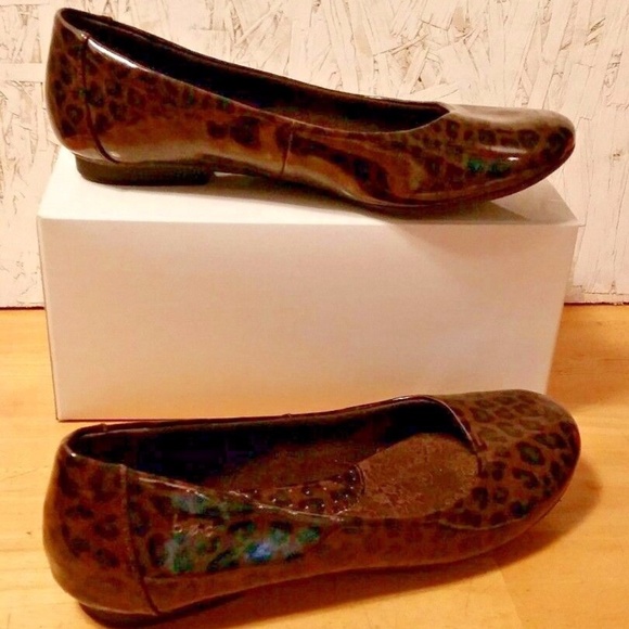 born leopard print flats