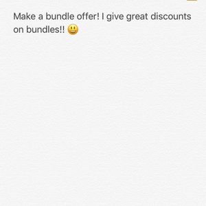Make bundle offers for discounts!! 💕