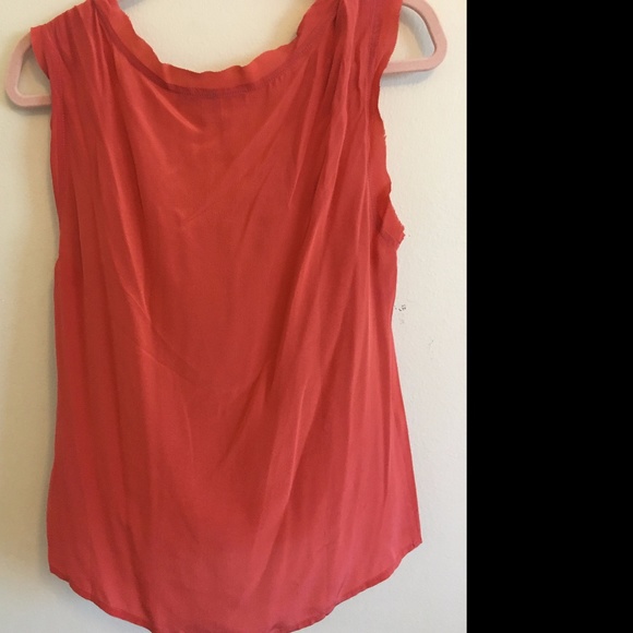 Silk Raw Edge Tank - Picture 2 of 3