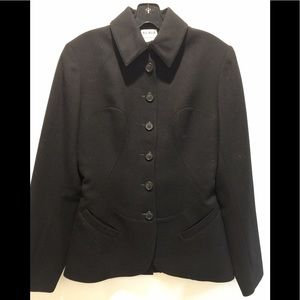 HAUTE COUTURE ALAIA VERY FITTED LAINE-WOOL JACKET
