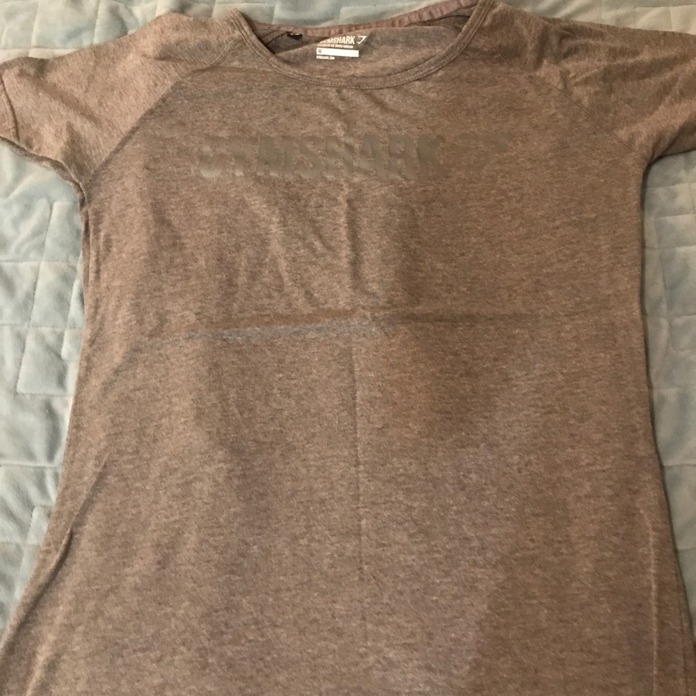 Gymshark grey workout t-shirt