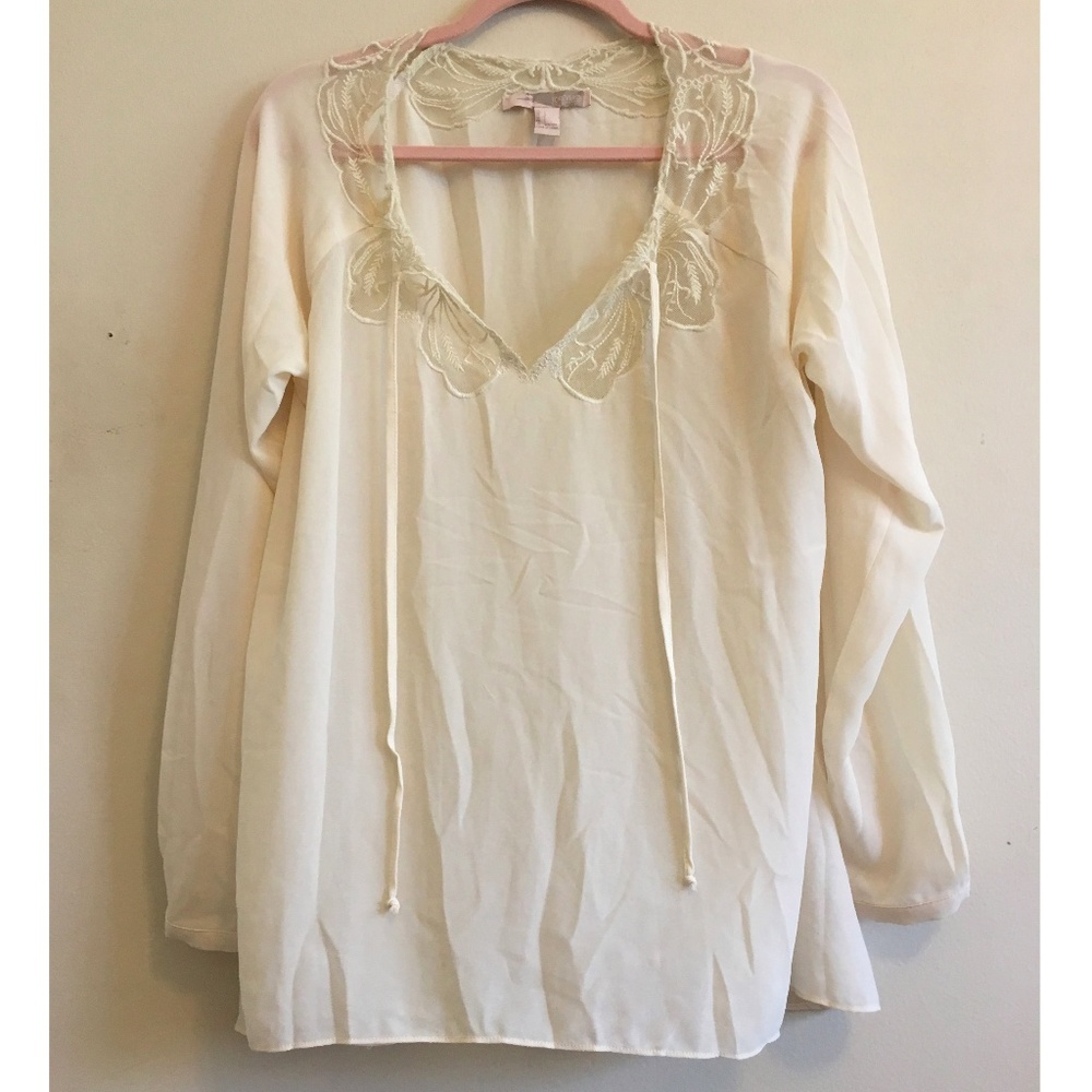 Embroidered Peasant Tunic Blouse