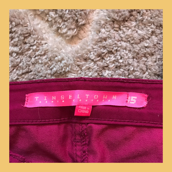 Raspberry Skinny Jean - Picture 4 of 4