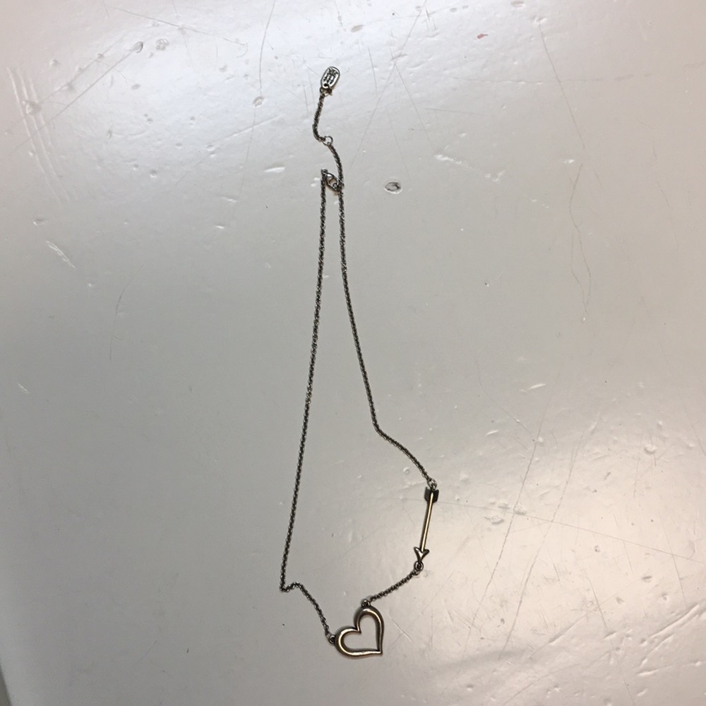 James Avery Arrow and Heart Necklace