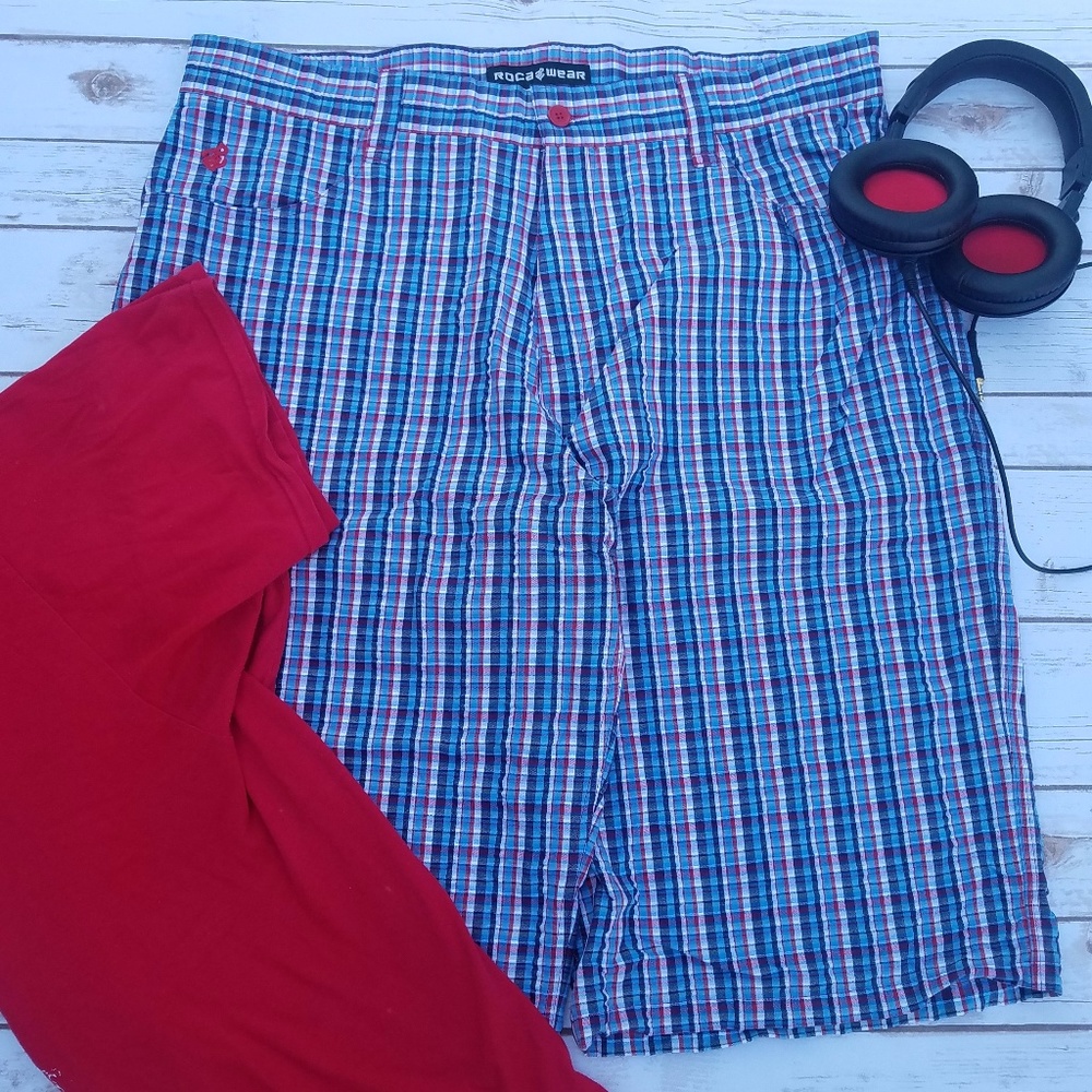 Roca Wear Plaid Shorts