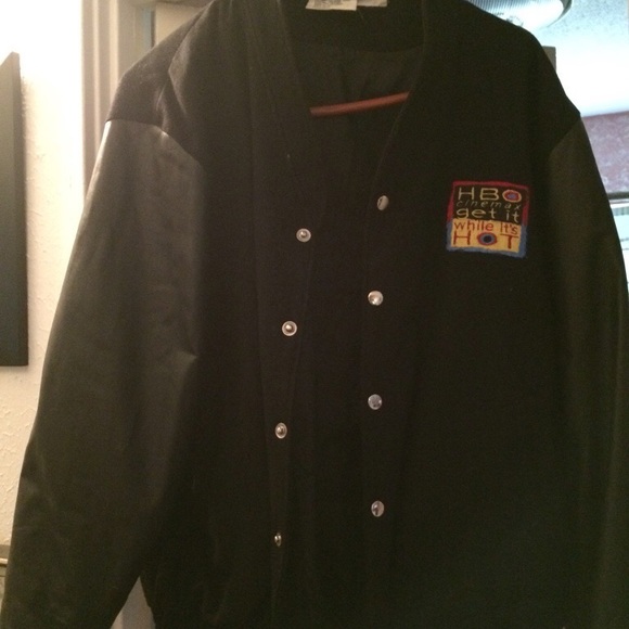 HBO leather and wool jacket - Picture 1 of 2
