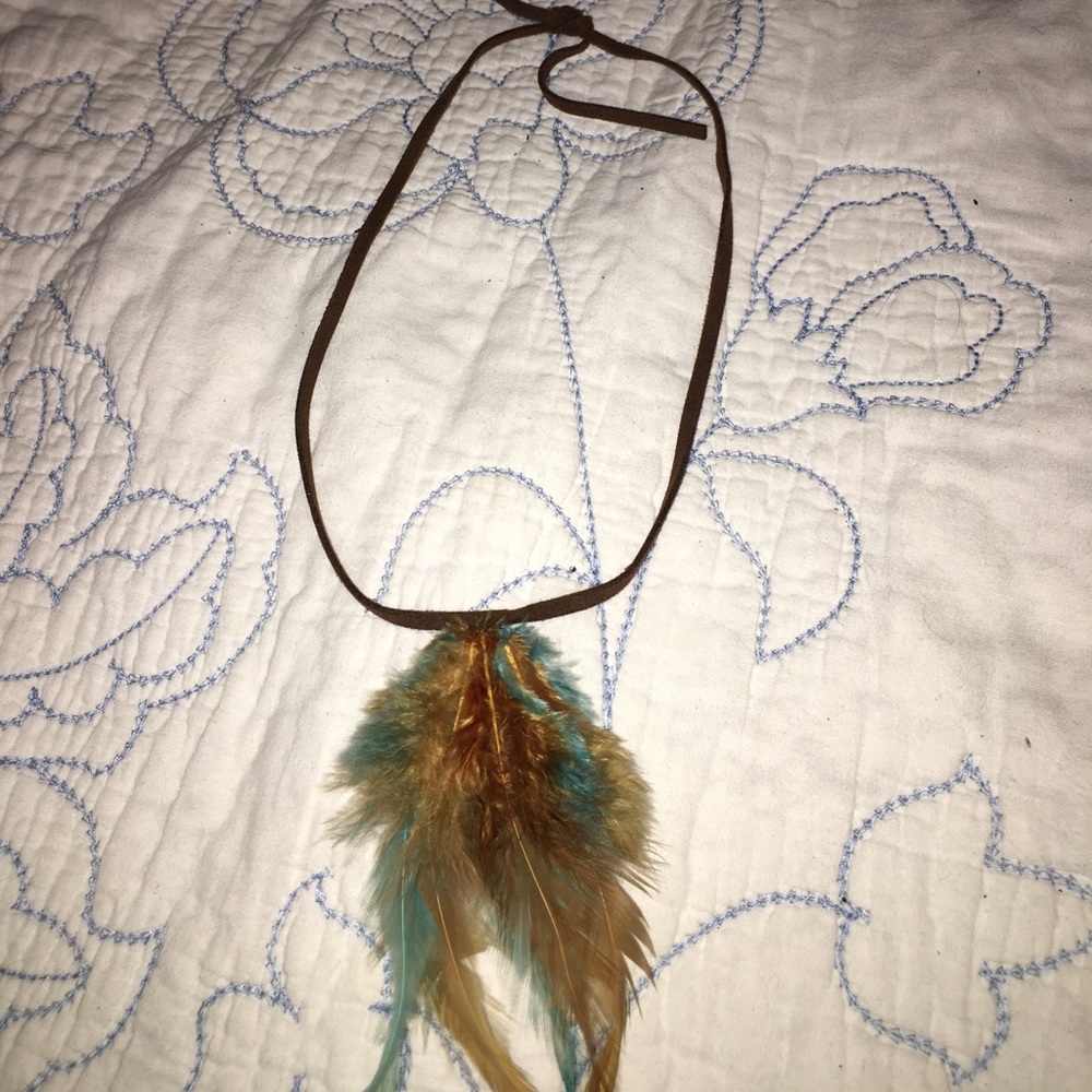 Feather necklace