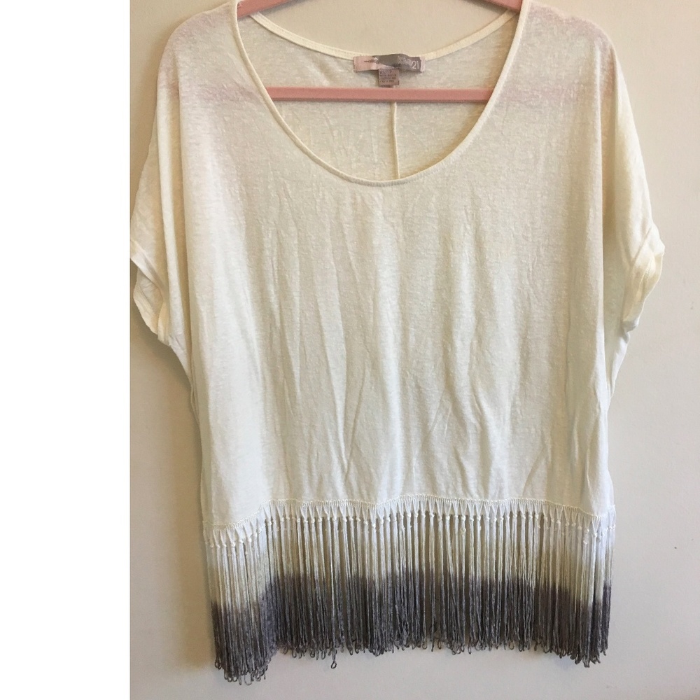 Ombre Fringe Tassel Tunic
