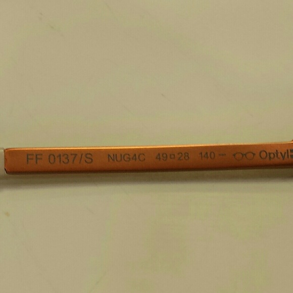 Fendi Ug Orange Glitter Pink Sunglasses - Picture 4 of 5