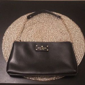 💃🏻Price Drop💃🏻 Black leather Kate Spade bag