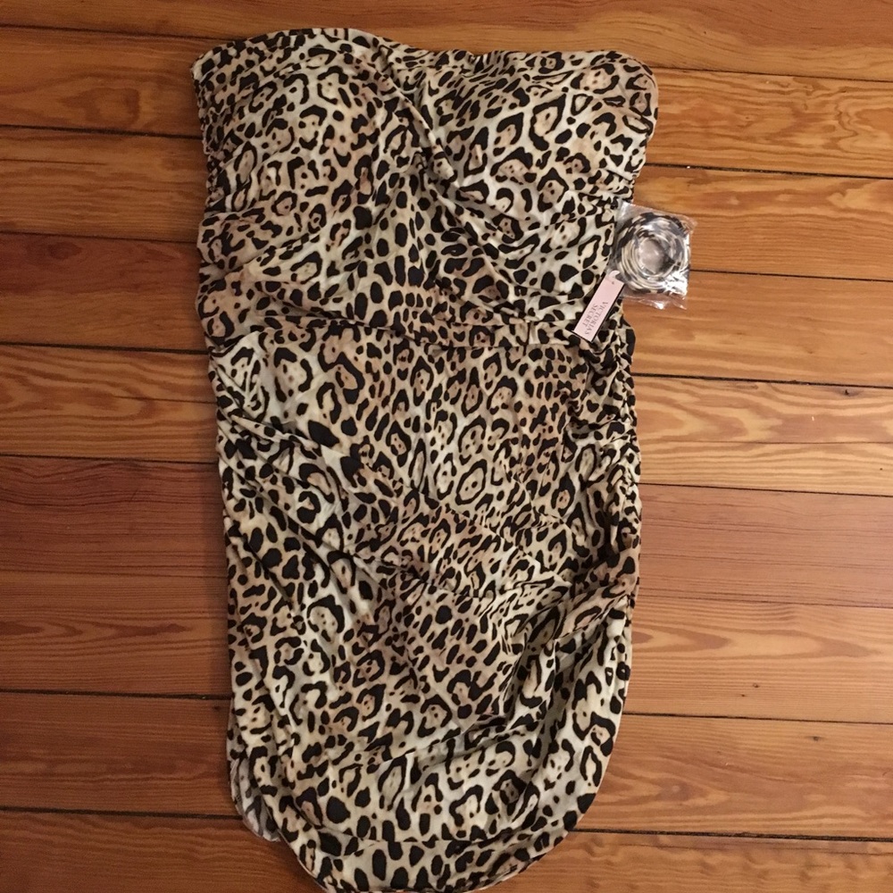 Victoria's Secret Swimdress One Piece Cheetah XL