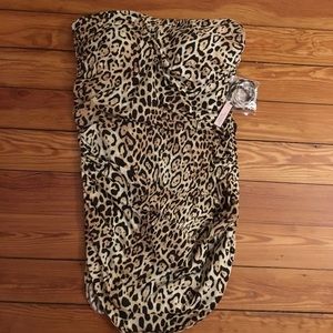 Victoria's Secret Swimdress One Piece Cheetah XL