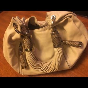 Bone Color Michael Kors Bag Barely Used