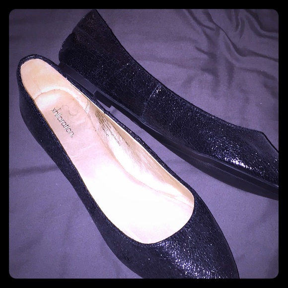 Xhilaration Shoes - Black Glitter Flats Xhilaration Shoes - Black Glitter Flats