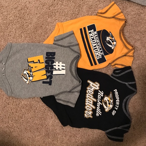 0-3 Month Nashville Predators Onsies - Picture 1 of 2