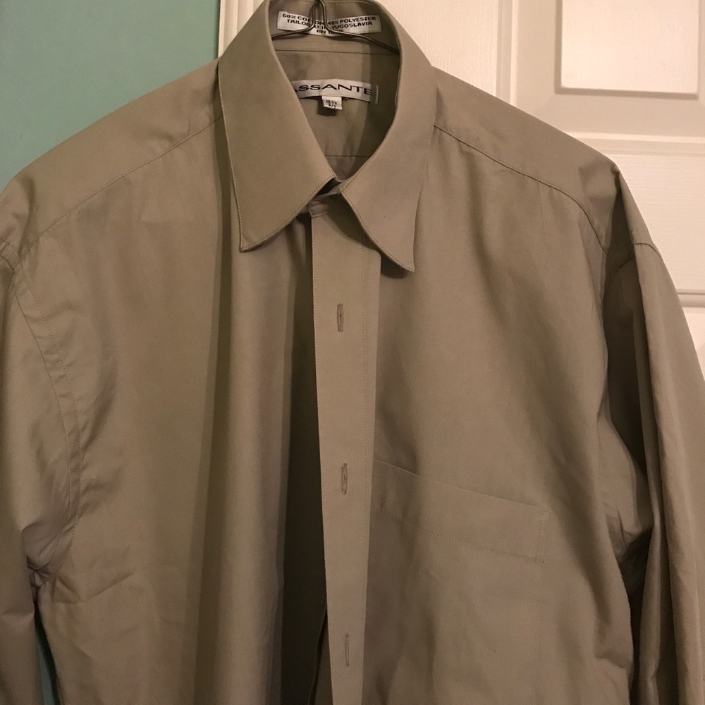 Khaki button up